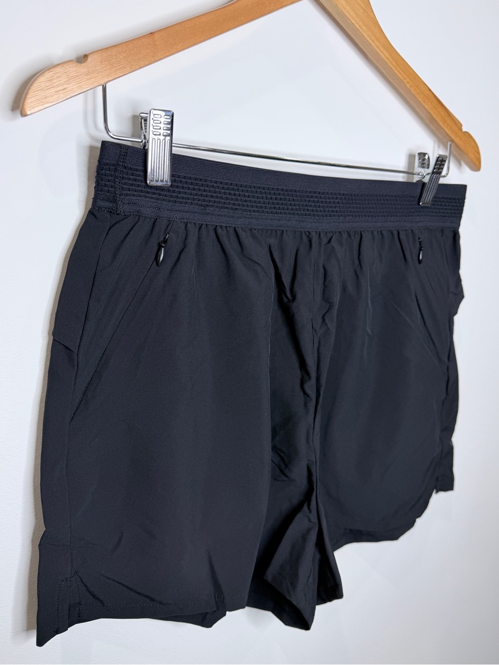 Halara Black Zip Pockets Shorts